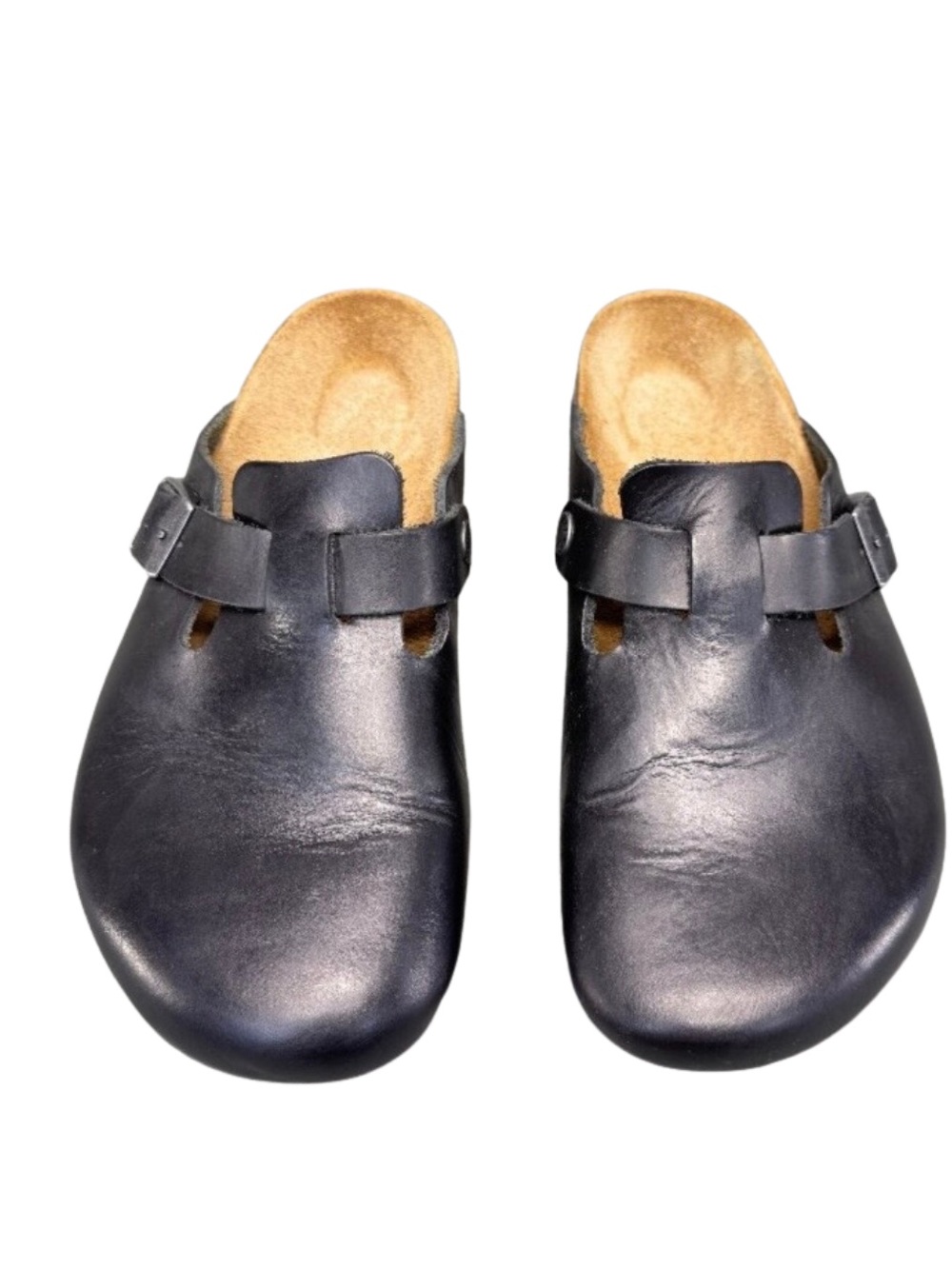 Birkenstock Boston Black Leather Clogs Women’s EU 39.